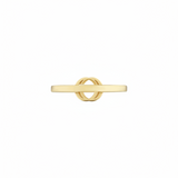 Anillo Interlocking Oro Amarillo