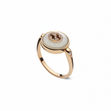 Anillo Interlocking Oro Rosa