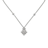 Colgante Gucci Flora Oro Blanco y Diamantes