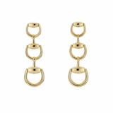 Pendientes Horsebit Oro Amarillo