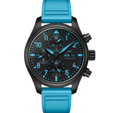IWC Reloj de Aviador Cronógrafo George Russell Turquesa Cerámica Negra 41,9 mm | IW389411