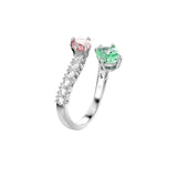 Anillo Abierto Ariana Grande x Swarovski Baño de Rodio Circonita | 5737372