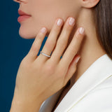Anillo Alianza Chaumet Les Éternelles Platino y Diamante | 085739