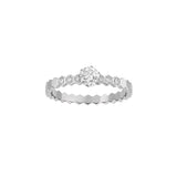 Anillo Solitario Chaumet Bee Oro Blanco Diamantes 0,30 Cts | J1NC00