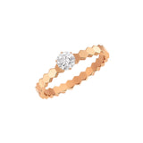 Anillo Chaumet Bee Solitario Oro Rosa Diamante | J4NC00