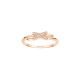 Anillo Chaumet Jeux de Liens Oro Rosa y Diamantes | 082218
