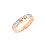 Anillo Chaumet Liens Évidence Oro Rosa Diamantes | 083605