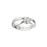 Anillo Chaumet Liens Séduction Oro Blanco y Diamantes | 083053