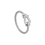 Anillo FRED Force 10 Oro Blanco Diamantes | 4B0968