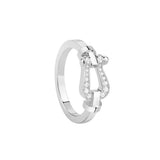 Anillo FRED Force 10 Oro Blanco Diamantes | 4B2004