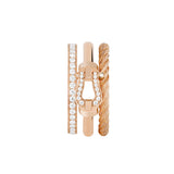 Anillo FRED Force 10 Rise Oro Rosa Diamantes | 4B1020
