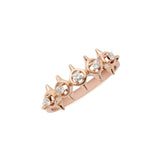 Anillo Gold&Roses Peak Palace Rivière 5 Oro Rosa Diamantes | GR-602.3