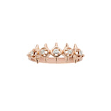 Anillo Gold&Roses Peak Palace Rivière 5 Oro Rosa Diamantes | GR-602.3