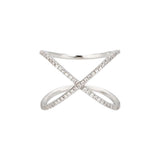 Anillo Gold&Roses She Oro Blanco Diamantes | GR-216.1