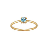 Anillo Gold&Roses So Stone Oro Amarillo Topacio Azul | GR-032.TZ