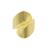 Anillo Marina García Endless Plata Bañada en Oro | 91230SD