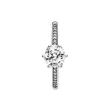 Anillo Solitario Pandora Corona Brillante Transparente | 198289CZ