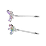 Clip para el pelo Ariana Grande x Swarovski Libélula Flor Baño de Rodio Zirconia Crystal Pearl | 5749186