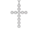 Colgante Cruz Swarovski Insigne Baño Rodio Circonitas | 5675573