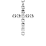 Colgante Cruz Swarovski Insigne Baño Rodio Circonitas | 5675573
