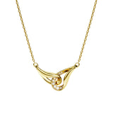 Colgante Entrelazado Swarovski Classica Plata Dorada Circonita | 5745560
