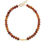 Collar Corto AGATHA París Calma Marrón Baño Oro | 02680487-236-TU