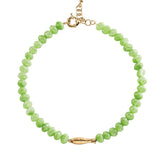 Collar Corto AGATHA París Calma Verde Baño Oro | 02680487-658-TU