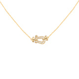 Collar FRED Force 10 Rise Oro Amarillo y Diamantes | 7B0279