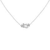 Collar FRED Force 10 Oro Blanco Diamantes | 7B0281