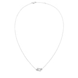Collar FRED Force 10 Oro Blanco Diamantes | 7B0281
