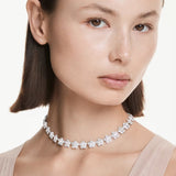 Collar Flor Ariana Grande x Swarovski Baño de Rodio Cristales | 5749179