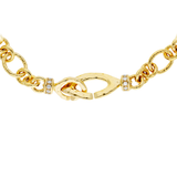 Collar Marina García Plata Baño de Oro Circonitas | 9159GD1