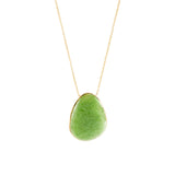 Collar Midi AGATHA París Calma Verde Baño Oro | 02680486-658-TU