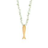 Collar Midi AGATHA París Calma Verde Dorado | 02680488-658-TU