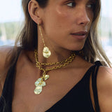 Collar Largo AGATHA París Calma Baño Oro 18K | 02680480-157-TU