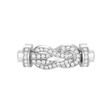 Hebilla FRED G Chance Infinie Oro Blanco 18K Diamantes | 0B0103