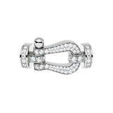 Hebilla FRED G Force Oro Blanco 18K Diamantes | 0B0050