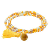 Marina García Zen Mostaza Pulsera Plata Ojo de Tigre | 90978UA