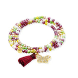 Marina García Zen Soho Pulsera Plata Baño Oro Circonitas | 91169U6