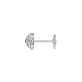 Pendiente Individual Chaumet Jeux de Liens Oro Blanco Diamantes | 083467
