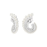 Pendientes Ariana Grande x Swarovski Baño Rodio Circonitas y Perlas de Cristal | 5720869