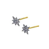 Pendientes LECARRÉ Black Star Oro Diamantes | GB190OA.00