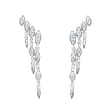 Pendientes Candela Marina García Plata Rodiada con Circonitas | 91199PB