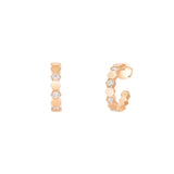 Pendientes de Aro Bee de Chaumet Oro Rosa Diamantes | 084809
