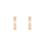 Pendientes de Aro Bee de Chaumet Oro Rosa Diamantes | 084809