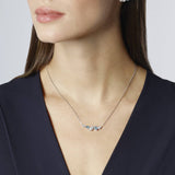 Pendientes Chaumet Joséphine Ronde d'Aigrettes Oro Aguamarinas y Diamantes | 084377