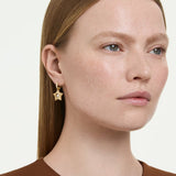 Pendientes Estrella Swarovski Sublima Acabado oro 18K Circonita | 5755274