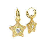 Pendientes Estrella Swarovski Sublima Acabado oro 18K Circonita | 5755274