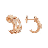 Pendientes FRED Force 10 Rise Oro Rosa Diamantes | 8B0341