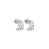 Pendientes Aro FRED Force 10 Rise Oro Blanco y Diamantes | 8B0342